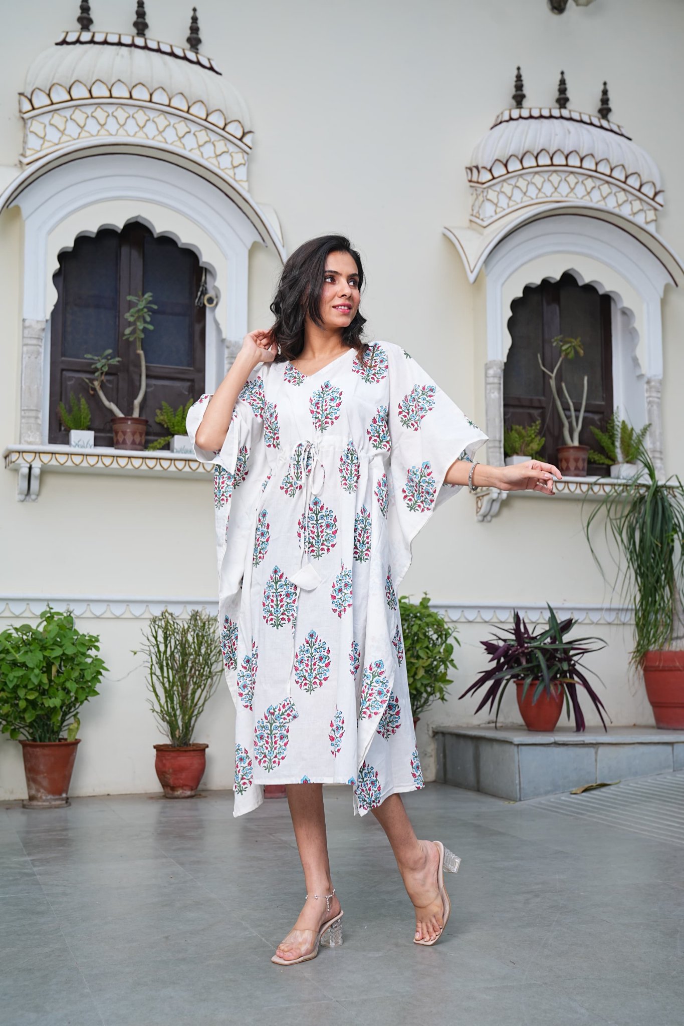 Elegant Hand Block Modal Silk Suit Design 4
