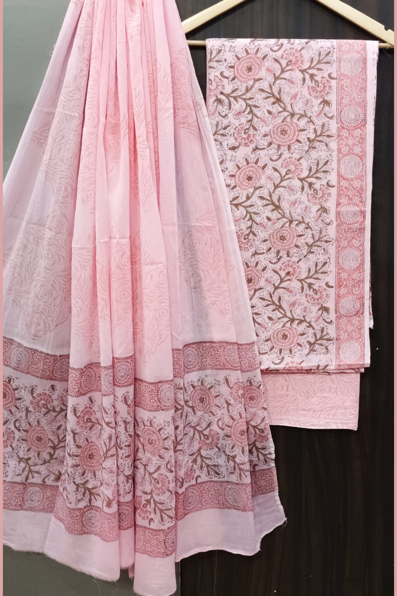 Premium Quality Hand Block Modal Silk Sarees Design 2