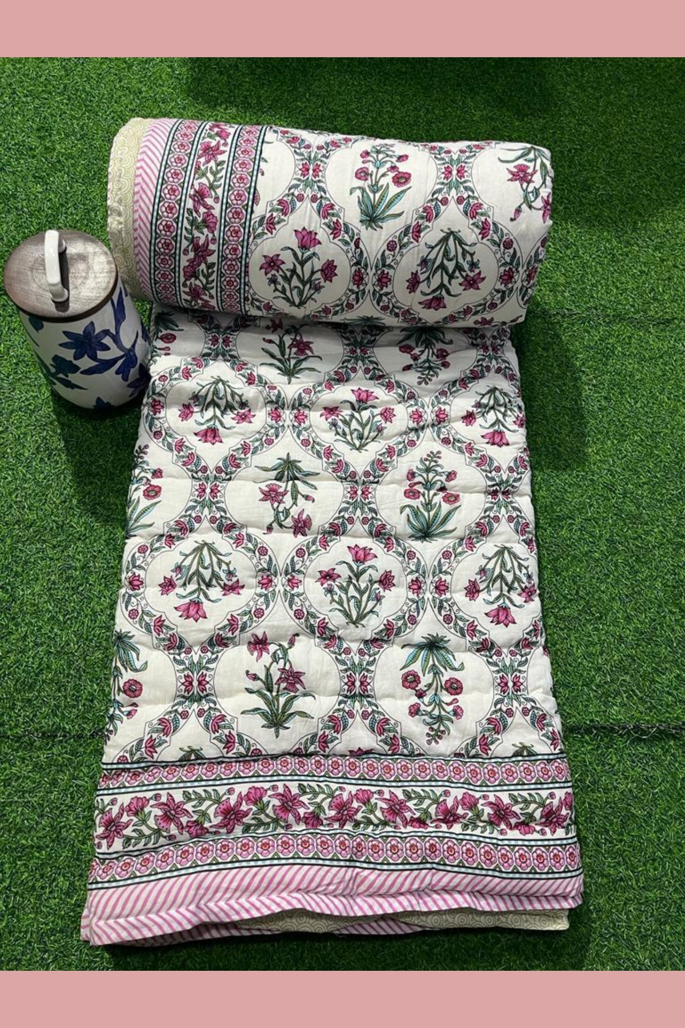 Premium Quality Hand Block Hand Block Printed Fabric Design 2