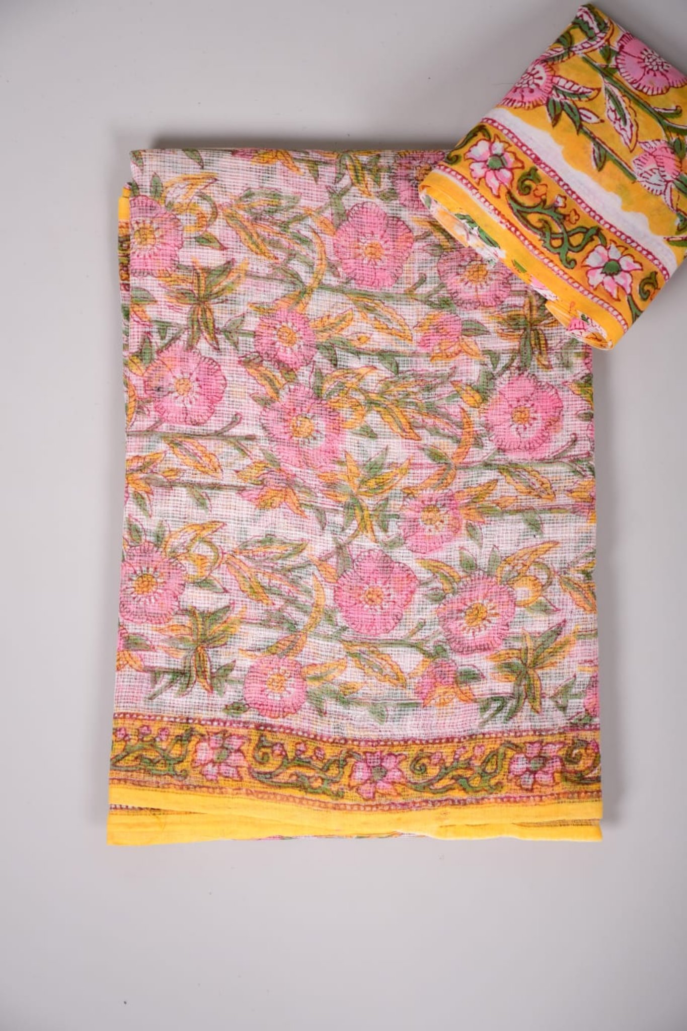 Traditional Hand Block Printed Lehanga Choli Design 3