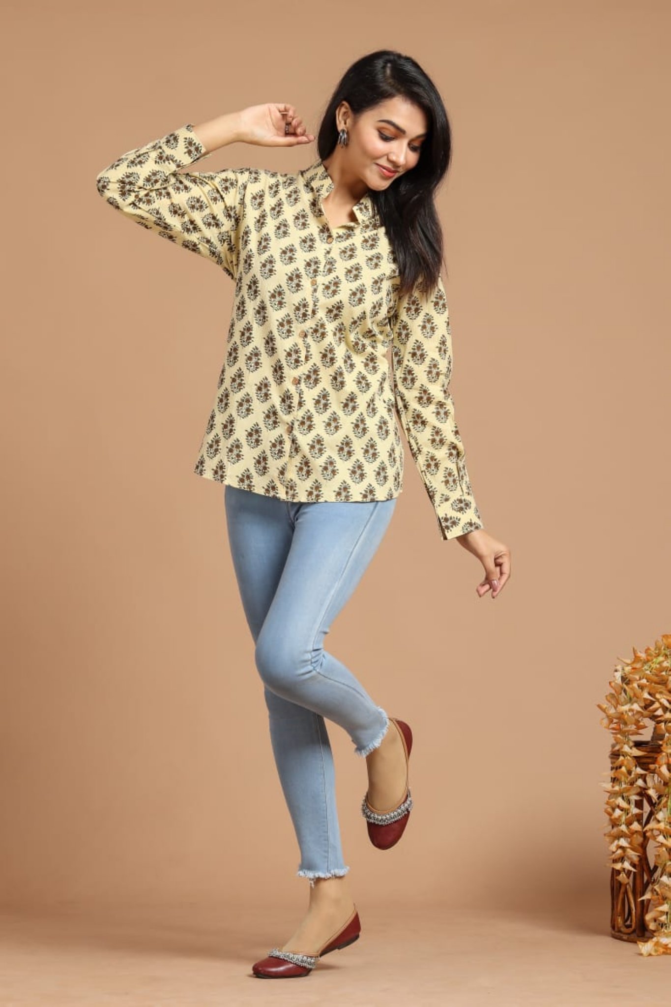 Premium Quality Hand Block Unstitched Salwar Suit Design 2